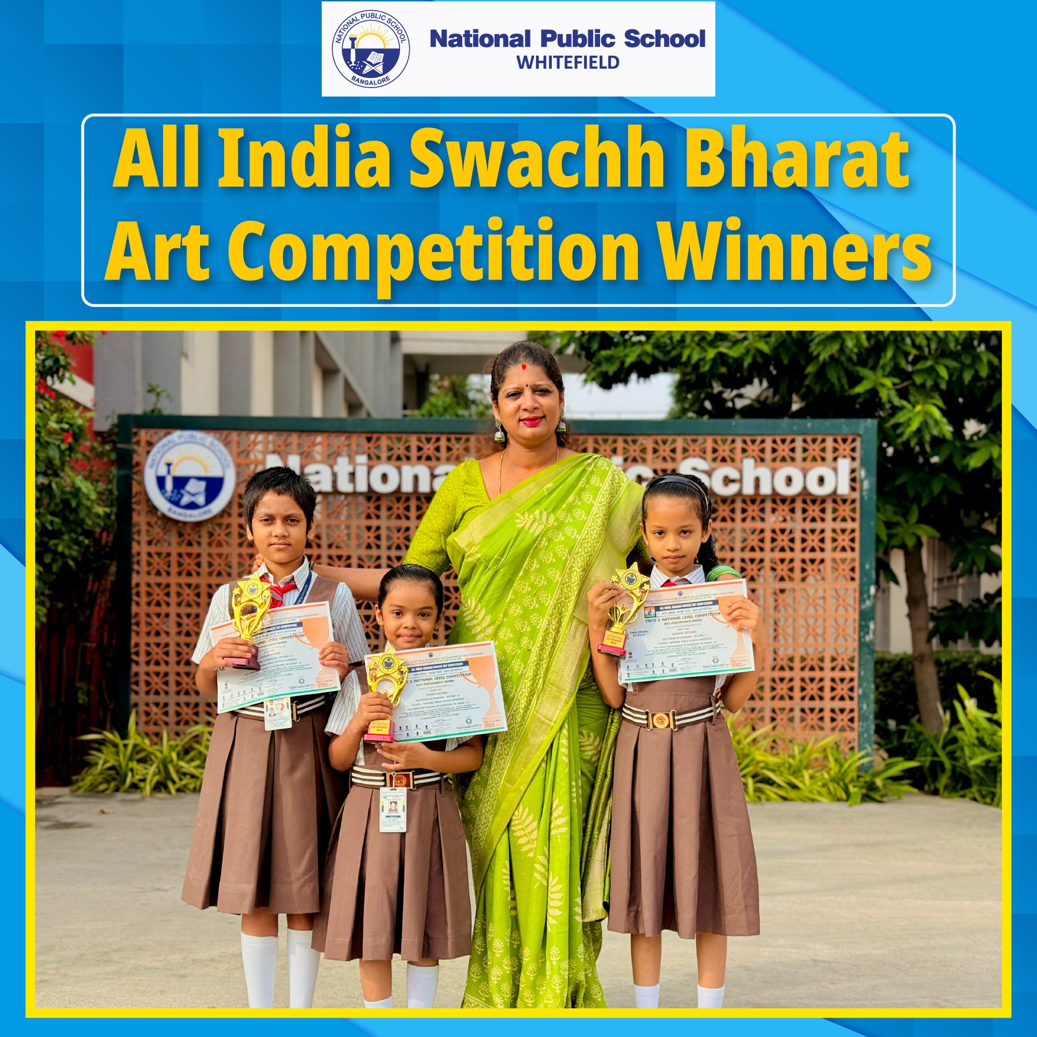 All India Swachh Bharat Art Competition Winners